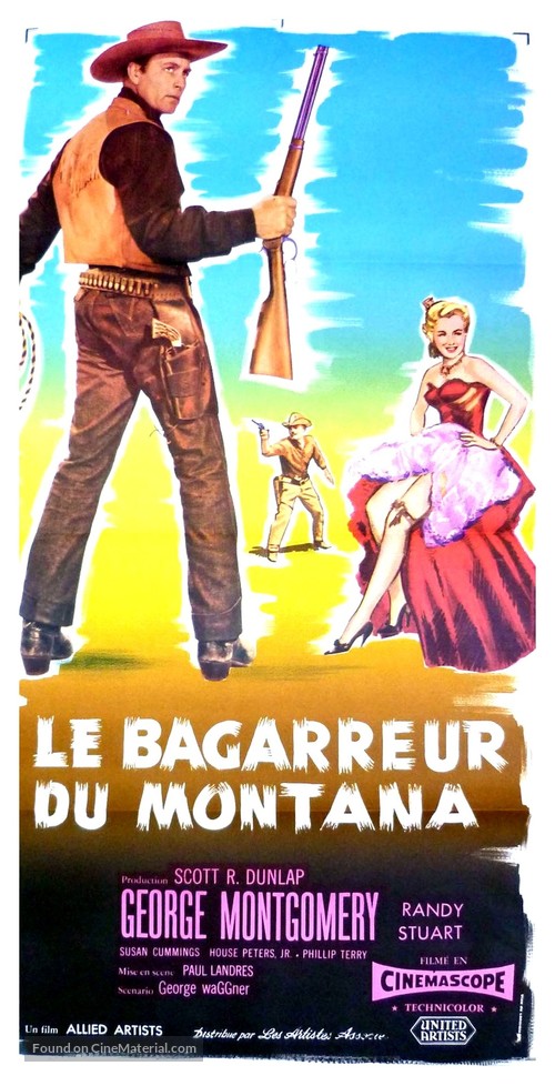 Man from God&#039;s Country - French Movie Poster