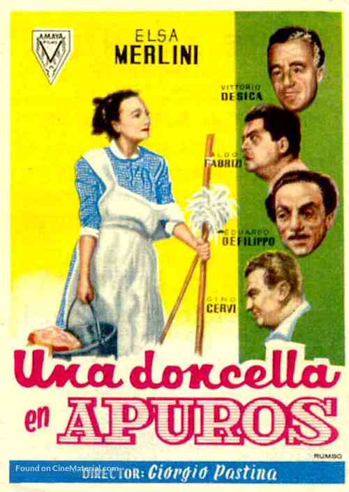 Cameriera bella presenza offresi... - Spanish Movie Poster