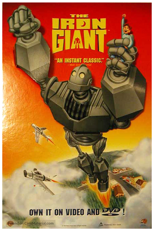 The Iron Giant - Video release movie poster
