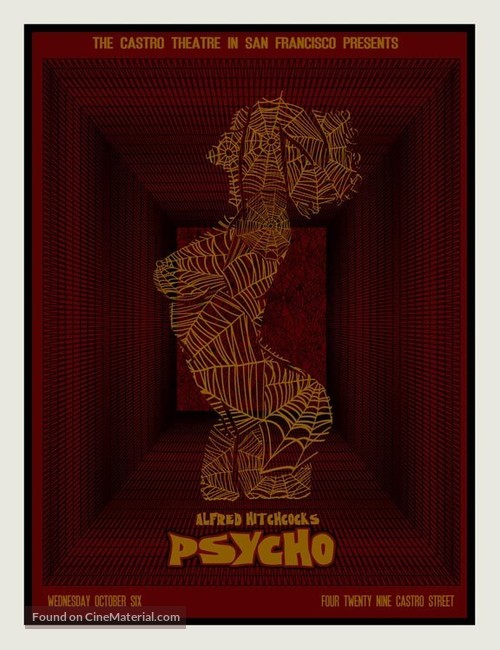 Psycho - Homage movie poster