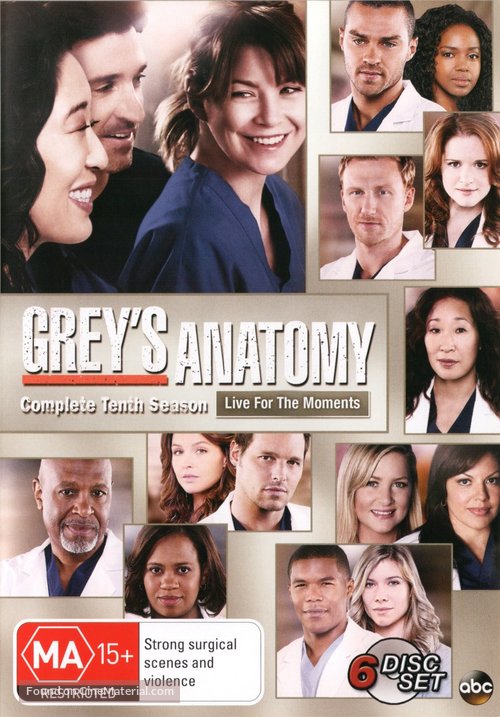 &quot;Grey&#039;s Anatomy&quot; - Australian DVD movie cover