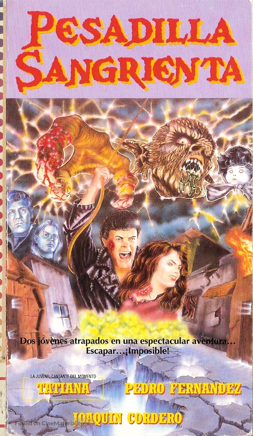 Pesadilla sangrienta - Spanish VHS movie cover