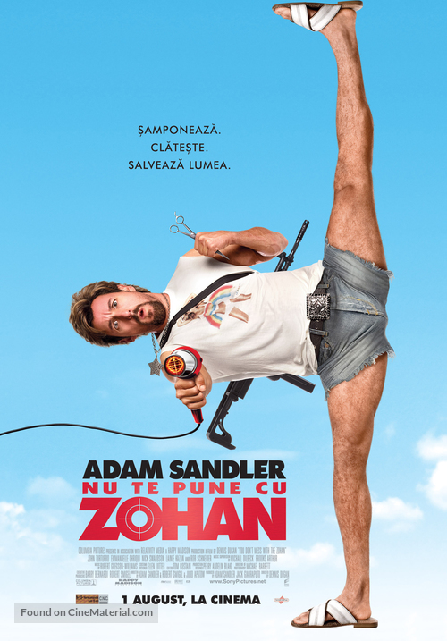 You Don&#039;t Mess with the Zohan - Romanian Movie Poster