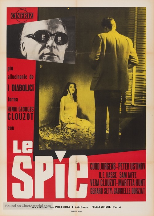 Les espions - Italian Movie Poster