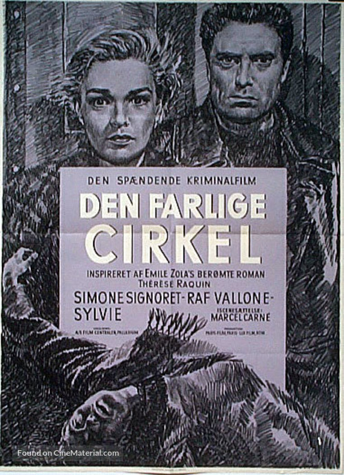 Th&egrave;r&eacute;se Raquin - Danish Movie Poster