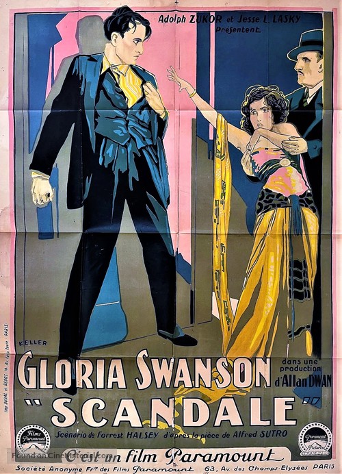 A Society Scandal - French Movie Poster