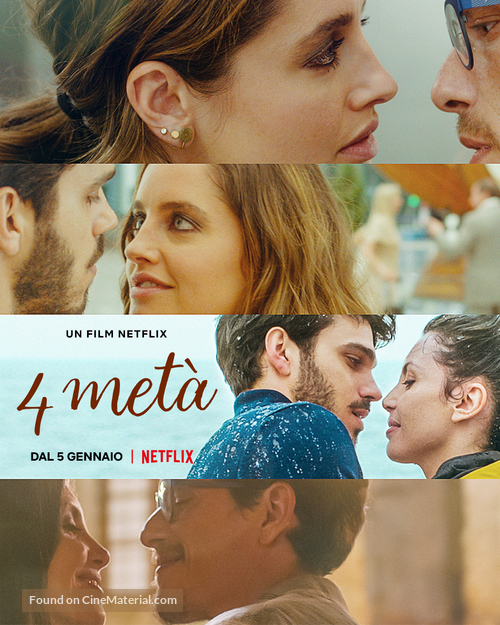 Quattro met&agrave; - Italian Movie Poster