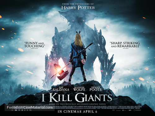 I Kill Giants - British Movie Poster