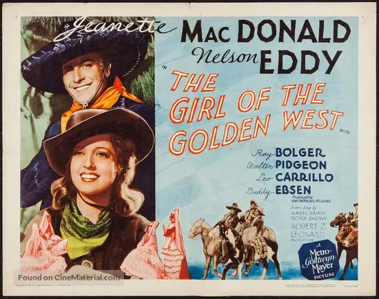 The Girl of the Golden West (1938) movie poster