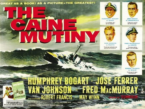 The Caine Mutiny - British Movie Poster