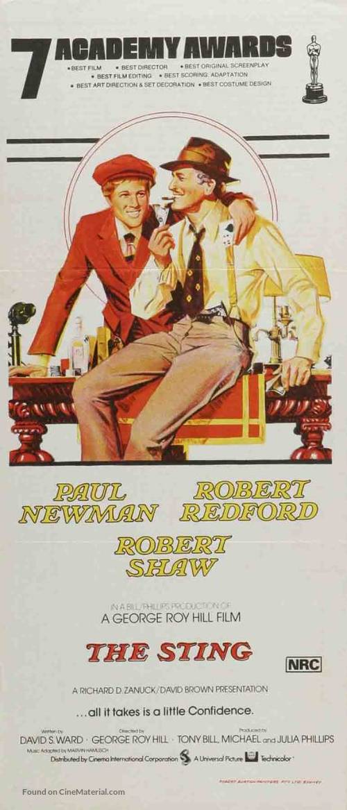 The Sting - Australian Movie Poster