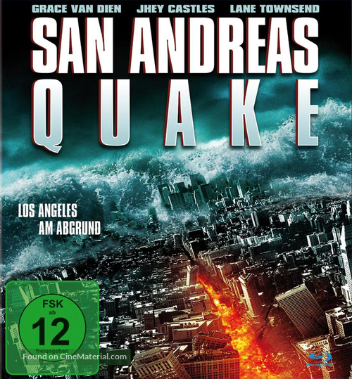 San Andreas Quake - German Blu-Ray movie cover