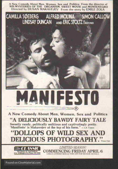 Manifesto - poster