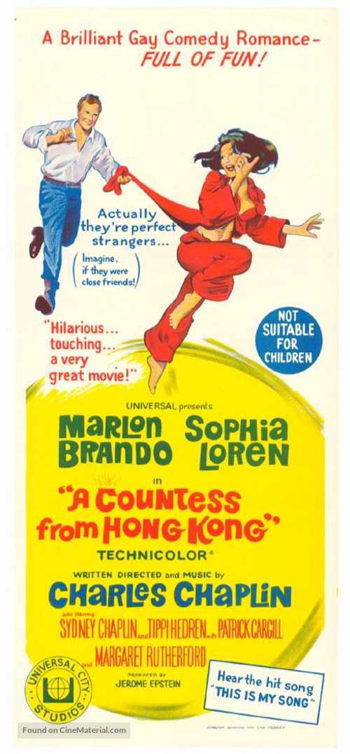 A Countess from Hong Kong - Australian Movie Poster