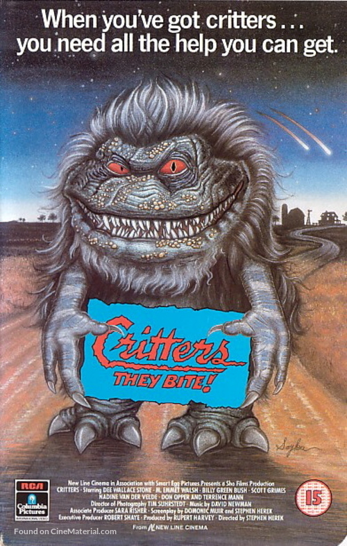 Critters - British Movie Cover