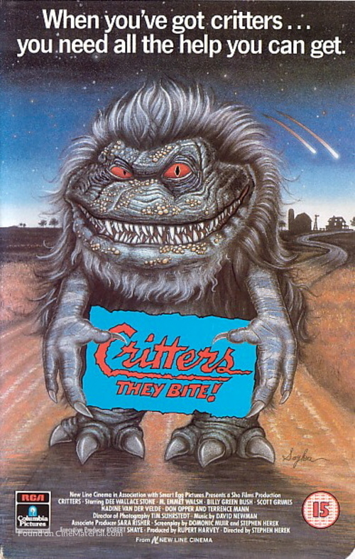 Critters - British Movie Cover