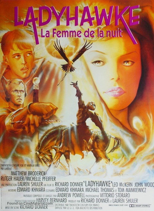 Ladyhawke - French Movie Poster