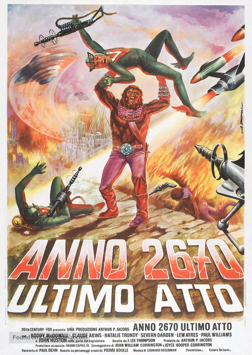 Battle for the Planet of the Apes - Italian Movie Poster