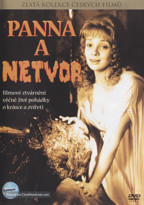 Panna a netvor - Czech DVD movie cover