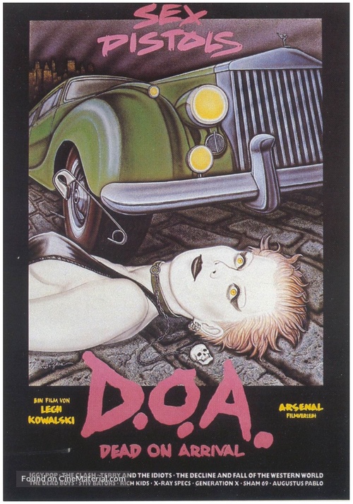 D.O.A. - German Movie Poster