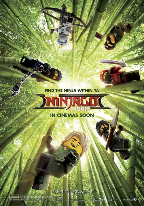 The Lego Ninjago Movie - New Zealand Movie Poster