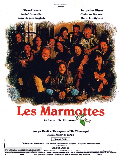 Les marmottes - French Movie Poster