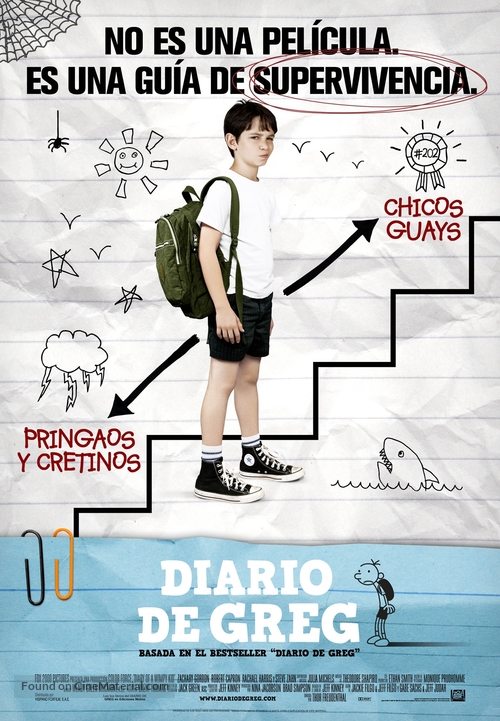 Diary of a Wimpy Kid - Spanish Movie Poster