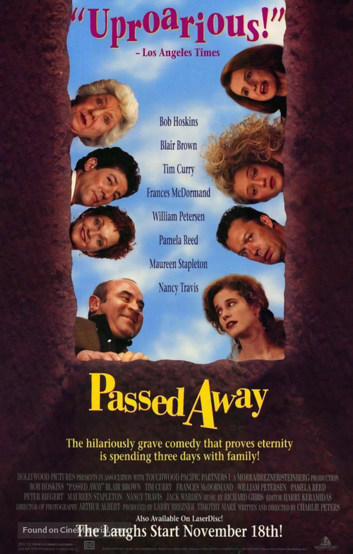 Passed Away - Movie Cover