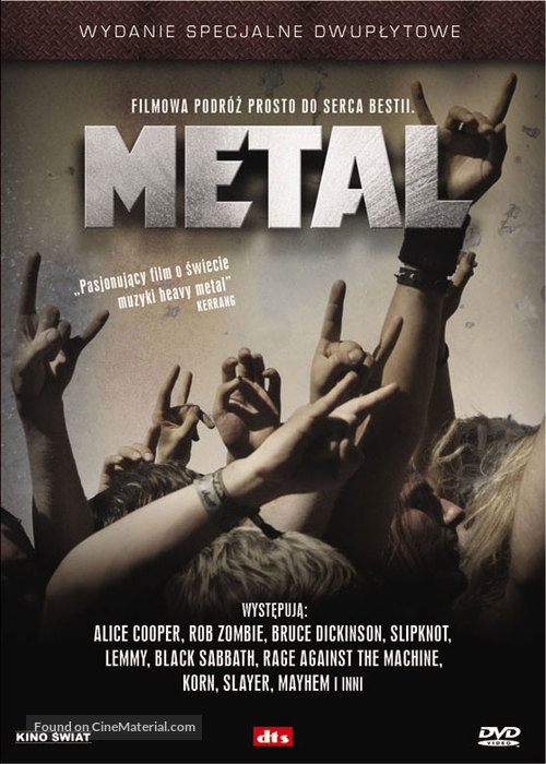 Metal: A Headbanger&#039;s Journey - Polish DVD movie cover