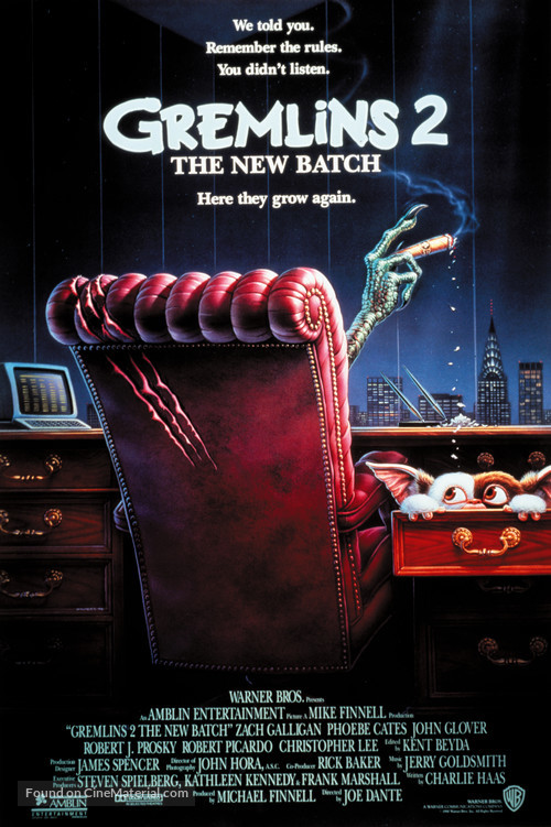 Gremlins 2: The New Batch - Movie Poster