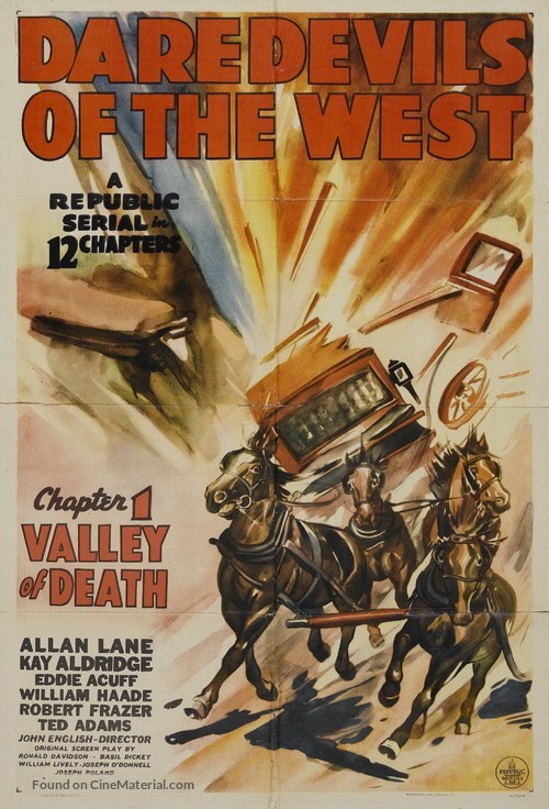 Daredevils of the West - Movie Poster