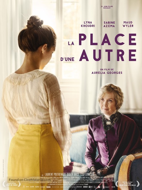 La place d&#039;une autre - French Movie Poster