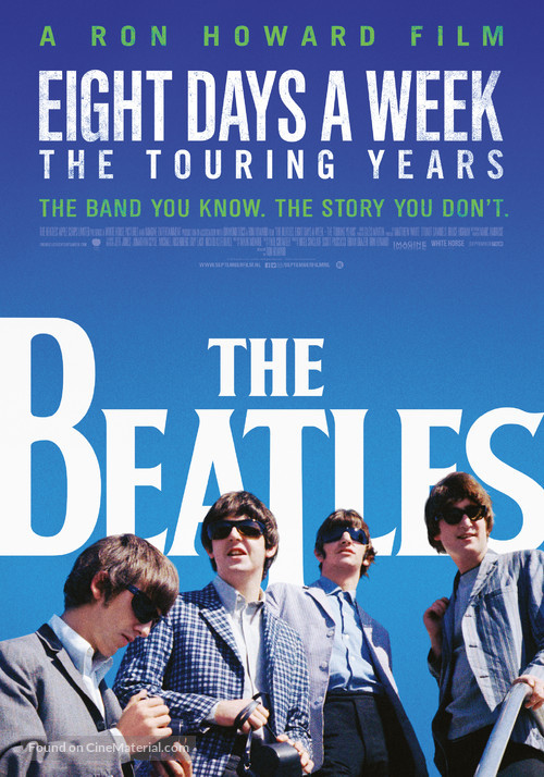 The Beatles: Eight Days a Week - The Touring Years - Dutch Movie Poster