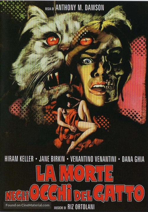 La morte negli occhi del gatto - Italian DVD movie cover