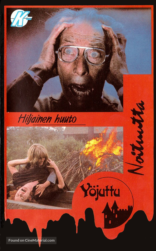&quot;Hammer House of Horror&quot; The Silent Scream - Finnish VHS movie cover