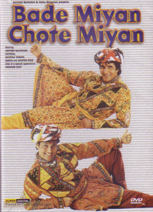 Bade Miyan Chote Miyan - Indian DVD movie cover