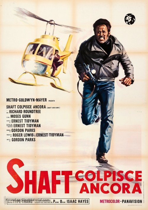 Shaft&#039;s Big Score! - Italian Movie Poster