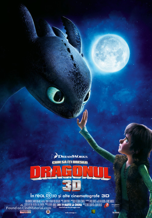 How to Train Your Dragon - Romanian Movie Poster