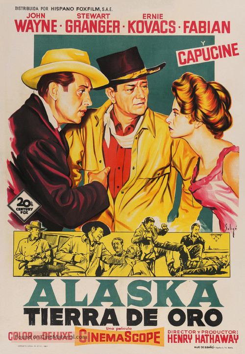 North to Alaska - Spanish Movie Poster