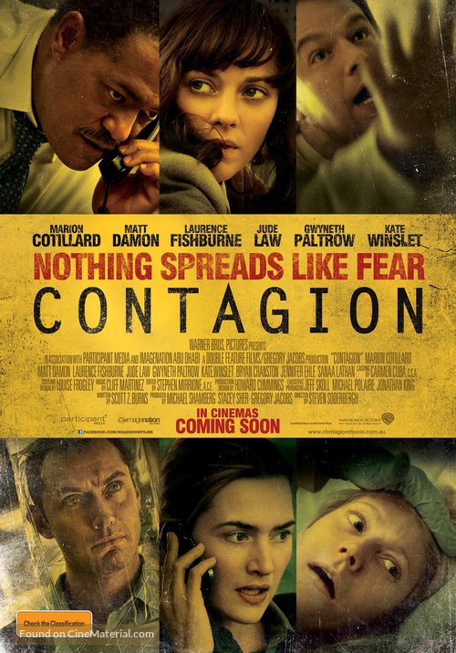 Contagion - Australian Movie Poster