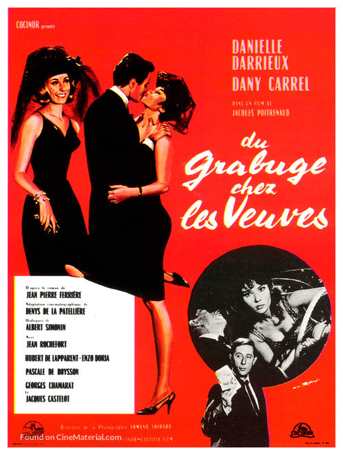 Du grabuge chez les veuves - French Movie Poster