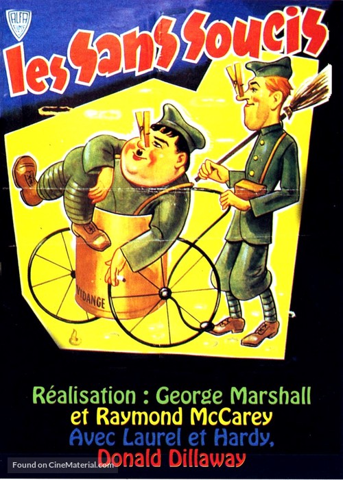 Pack Up Your Troubles - French Movie Poster