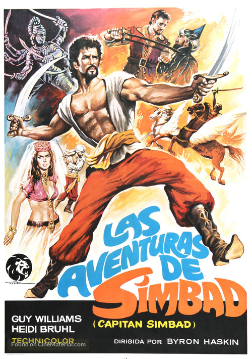 Captain Sindbad - Spanish Movie Poster