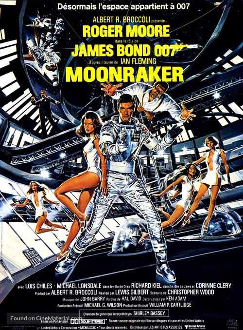 Moonraker - French Movie Poster
