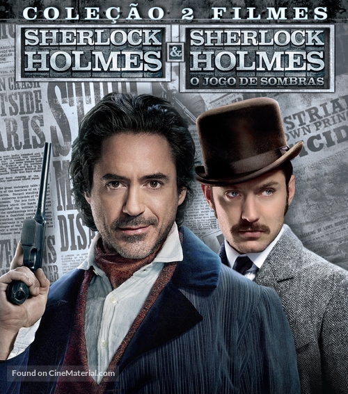 Sherlock Holmes - Brazilian Blu-Ray movie cover