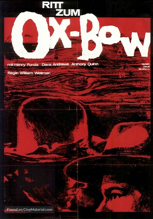 The Ox-Bow Incident - German Movie Poster