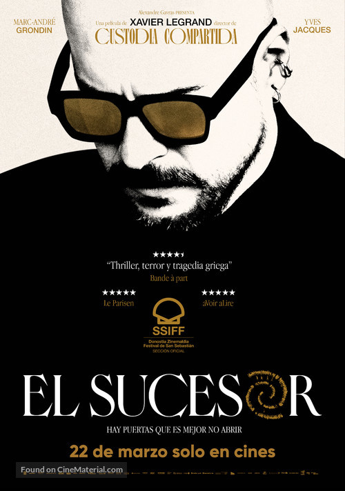 Le successeur - Spanish Movie Poster