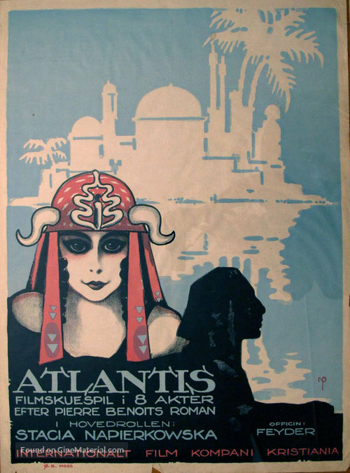 Atlantide, L&#039; - Norwegian Movie Poster