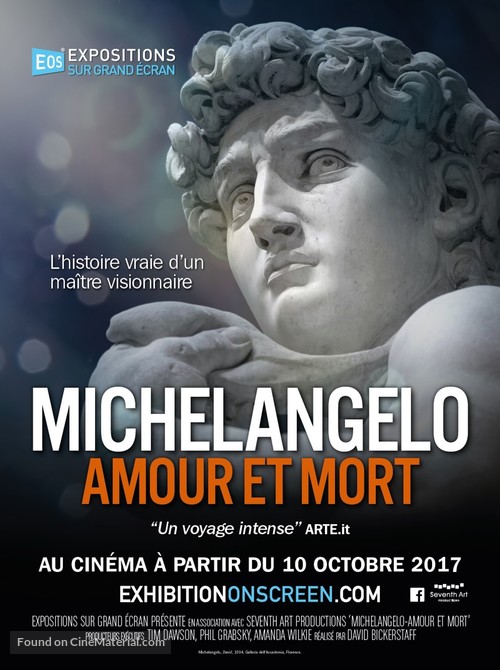 Michelangelo: Love and Death - French Movie Poster