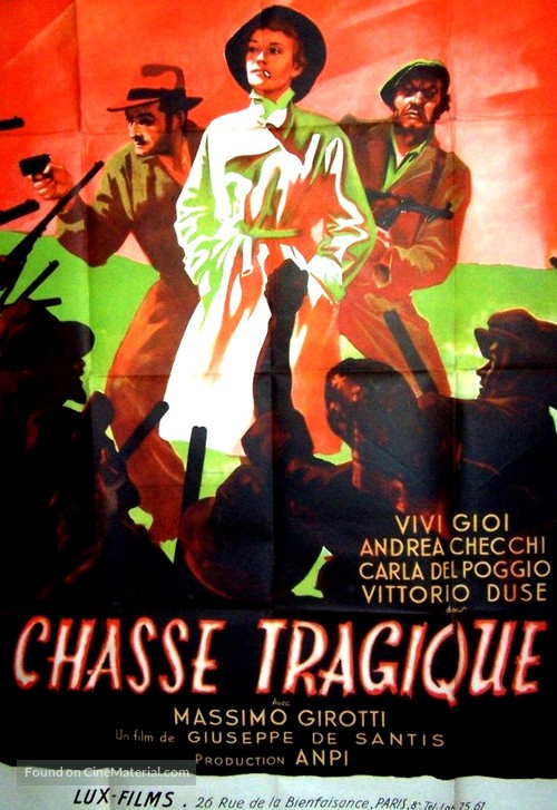 Caccia tragica - French Movie Poster